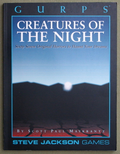 Image for GURPS Creatures of the Night: Sixty-Seven Original Horrors to Haunt Your Dreams