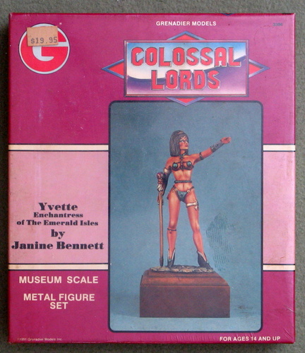 Image for Yvette, Enchantress of the Emerald Isles (Colossal Lords: Museum Scale Metal Figure Set)
