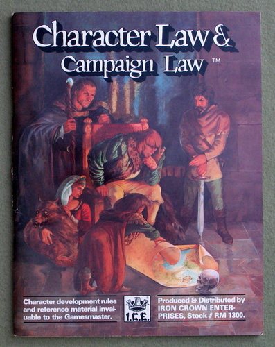 Character Law and Campaign Law (Rolemaster) Image for Character Law and Campaign Law (Rolemaster)