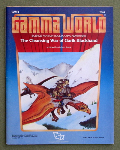 The Cleansing War of Garik Blackhand (Gamma World module GW3) Image for The Cleansing War of Garik Blackhand (Gamma World module GW3)