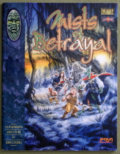 Earthdawn Adventure mist-of-Bitrayal guide book game book RPG 