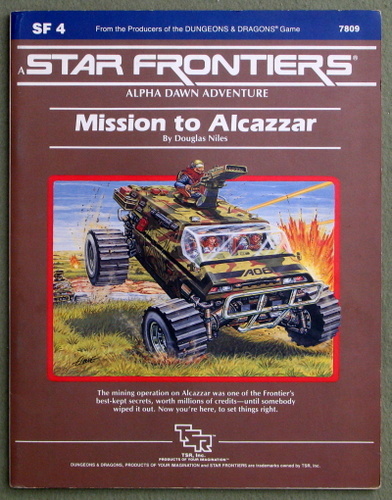 Mission to Alcazzar (Star Frontiers Module SF4) Image for Mission to Alcazzar (Star Frontiers Module SF4)