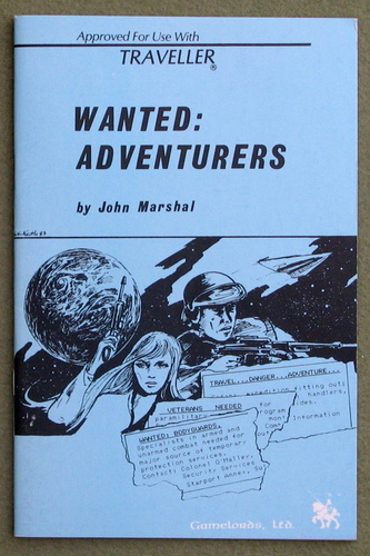 Image for Wanted: Adventurers (Traveller)