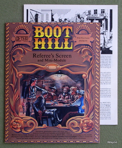Image for Referee's Screen and Mini-Module (Boot Hill RPG)