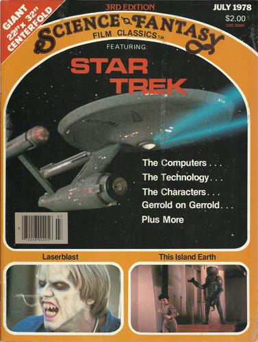 Image for Science Fantasy Film Classics: Featuring Star Trek (July 1978)