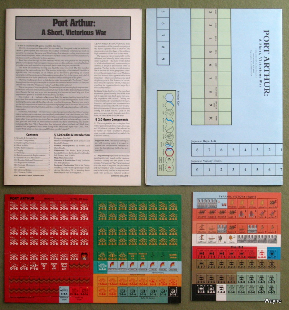 Image for Port Arthur: A Short Victorious War & Pyrrhic Victory Board Games