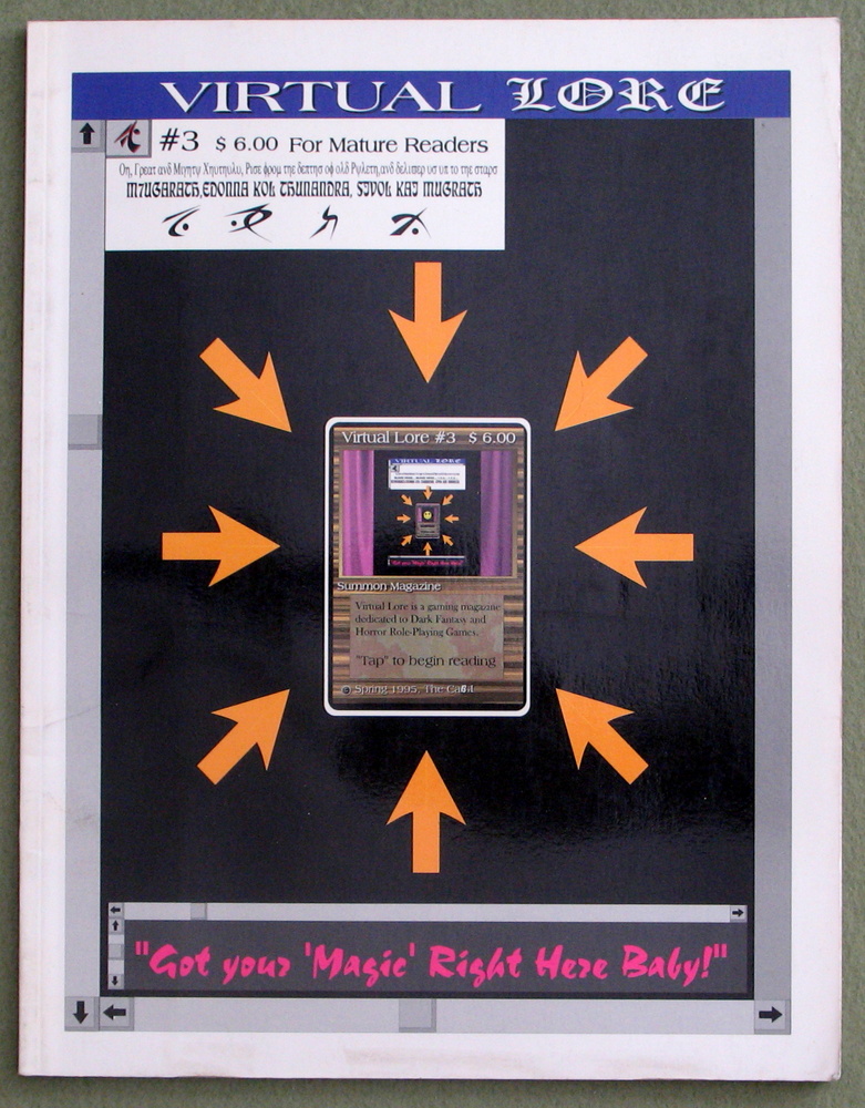 Virtual Lore, Issue Three Image for Virtual Lore, Issue Three