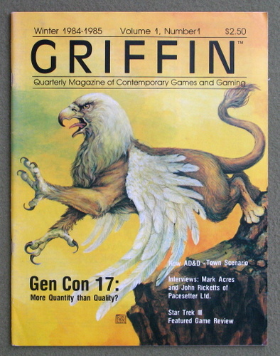 Image for Griffin Magazine, Issue 1 (Winter 1984-1985)