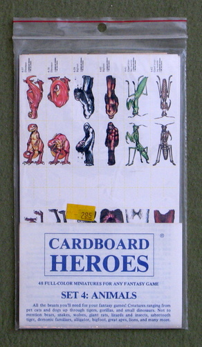Image for Cardboard Heroes, Set 4: Animals