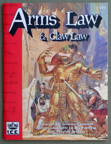 Arms Law & Claw Law (Rolemaster 2nd Edition, Revised) Image for Arms Law & Claw Law (Rolemaster 2nd Edition, Revised)