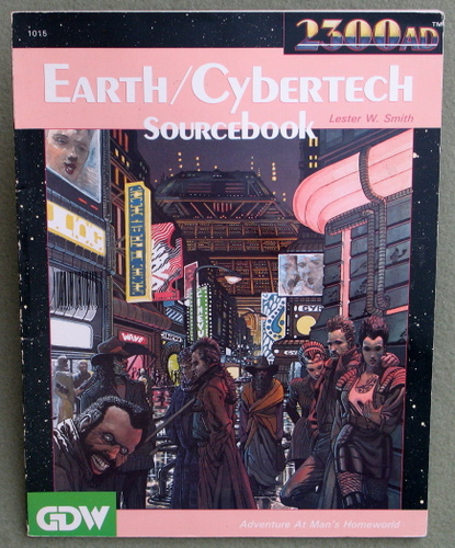 Image for Earth-Cybertech Sourcebook (2300AD role playing game)