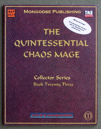 Image for The Quintessential Chaos Mage (Dungeons & Dragons: D20 system)