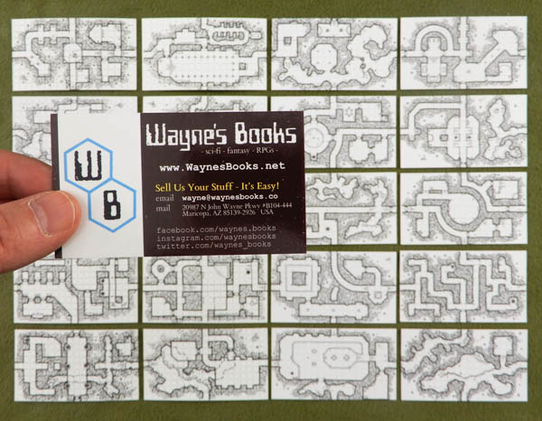 Dungeon Geomorph Business Cards